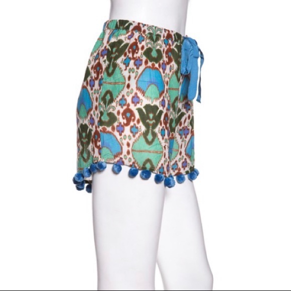 Figue cotton blend pom pom hem shorts, size XS - Picture 4 of 10